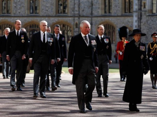 Así se desarrolló el funeral del príncipe Felipe en Inglaterra (Fotos)