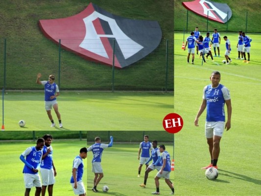 Selección Sub-23 de Honduras entrenó en sede del Atlas previo al juego ante EEUU