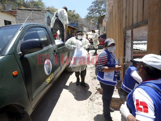 Más de 100 mil hondureños afectados por pandemia ya recibieron saco solidario