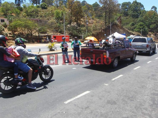 Semana Santa: Así fue la salida de veraneantes de la capital de Honduras