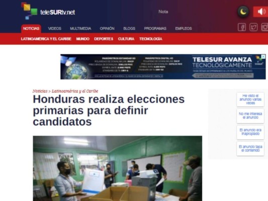 Así observó el mundo las elecciones primarias en Honduras