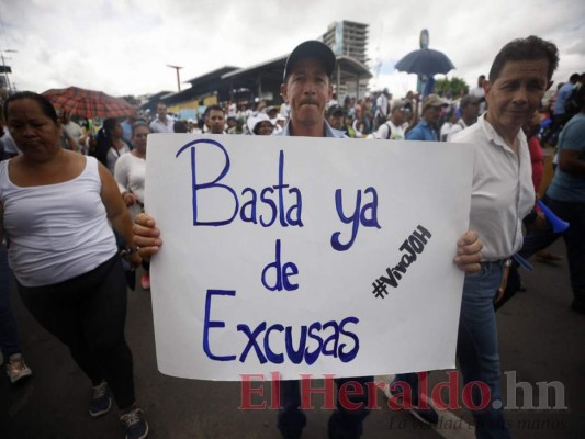 FOTOS: Así fue la Marcha por la paz en la capital de Honduras