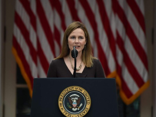 Amy Coney Barrett, la jueza conservadora y católica nominada por Trump