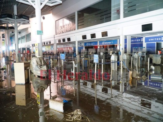 FOTOS: Así avanza la limpieza del aeropuerto de San Pedro Sula