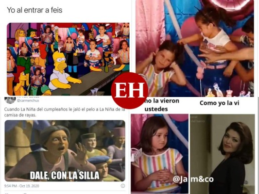 Los memes que dejó la pelea de unas hermanas por soplar las velas