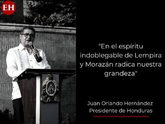 Las frases del presidente Hernández en el 199 aniversario de Independencia