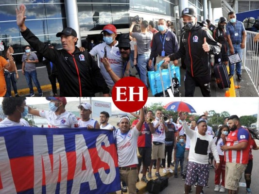 FOTOS: Así fue la llegada de Olimpia a Tegucigalpa tras su eliminación de la Concachampions