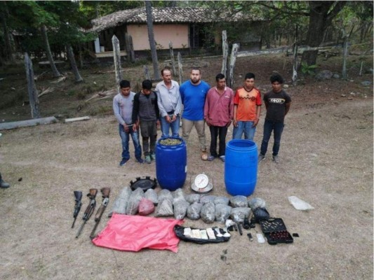 Capturas de impacto y un narcolaboratorio desmantelado entre sucesos de la semana en Honduras (Fotos)