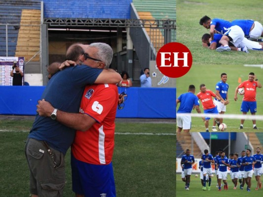 Con la visita de Fabián Coito, así fue el entrenamiento del Olimpia en el Estadio Nacional