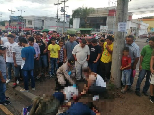 Así quedó la escena de la masacre que dejó cuatro muertos en Villanueva, Cortés (FOTOS)