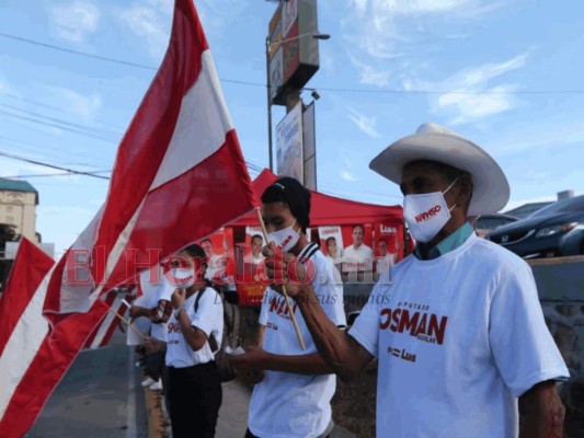 'Sin miedo al covid-19', Luis Zelaya inicia su campaña política (Fotos)