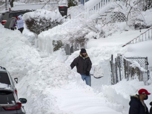 Las imágenes más impresionantes de la nevada en Nueva York