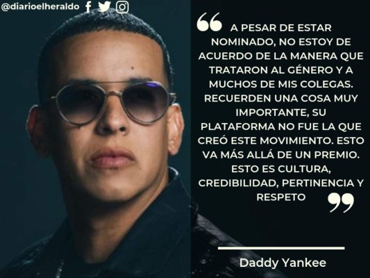 Las frases de enojo de reconocidos reguetoneros contra los Latin Grammy 2019