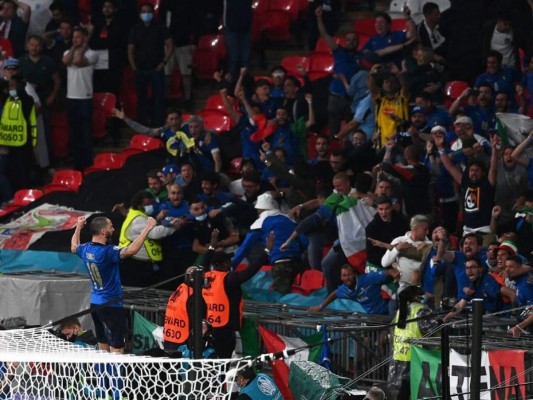 La celebración italiana, la decepción inglesa e invitados de lujo en Wembley: la final de la Euro en imágenes