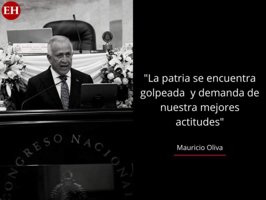 Frases destacadas de JOH, Mauricio Oliva y Rolando Argueta en instalación de la cuarta legislatura