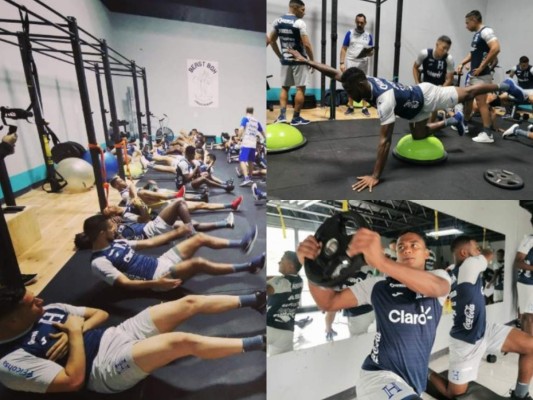 FOTOS: Selección de Honduras entrena previo a los duelos de la Liga de Naciones  