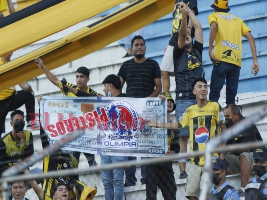 Ambiente en el estadio Morazán durante el encuentro entre Olimpia y Real España (FOTOS)