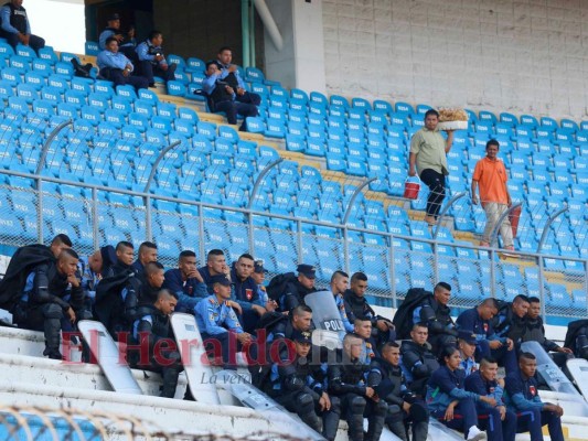 No se vio en Marathón vs Real España: Una leyenda en la tribuna y blindaje policial