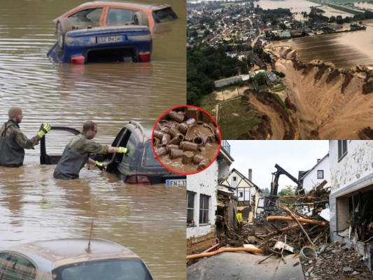 Impactantes imágenes de las catastróficas inundaciones en Alemania