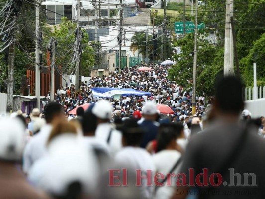 FOTOS: Así fue la Marcha por la paz en la capital de Honduras