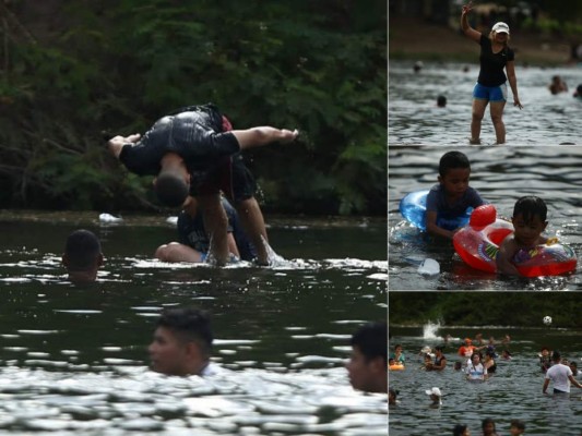 FOTOS: Entre risas, juegos y chapuzones disfrutan la Semana Santa en Pespire