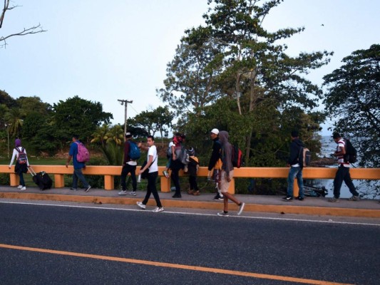 FOTOS: Así avanza la nueva caravana migrante rumbo a EE UU