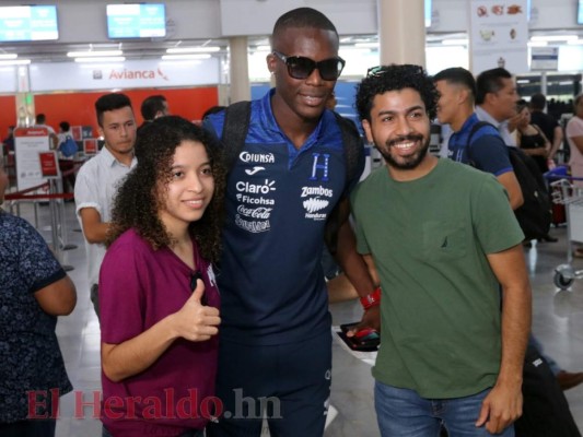 Las mejores imágenes de la salida de la Selección de Honduras hacia Estados Unidos