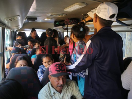 Semana Santa: Así fue la salida de veraneantes de la capital de Honduras