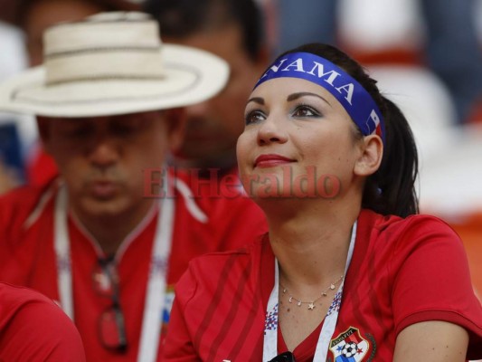 Bellas panameñas llegaron al Saransk Arena para el duelo entre Panamá y Túnez