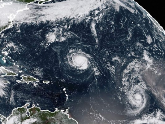 FOTOS: Impresionantes imágenes del huracán Florence desde el espacio