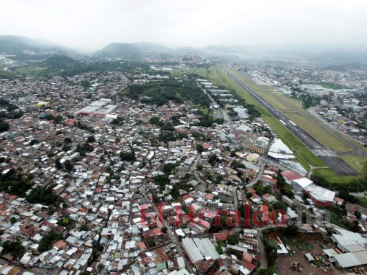 FOTOS: Así se ve desde lo alto la capital de Honduras tras golpe de Eta