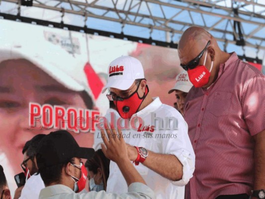 'Sin miedo al covid-19', Luis Zelaya inicia su campaña política (Fotos)