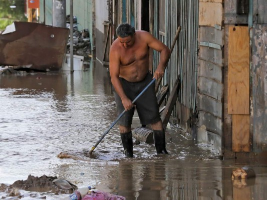 Fotos: Valle de Sula se mantiene bajo el agua tras el devastador Iota