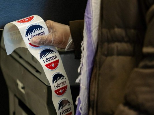 Las imágenes del ambiente electoral en Estados Unidos