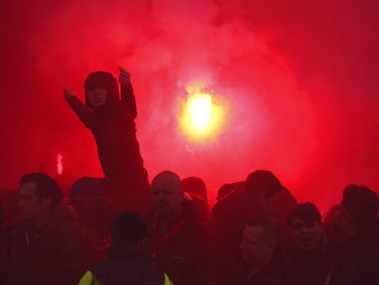 Champions: El ambientazo en la semifinal entre Barcelona y Liverpool