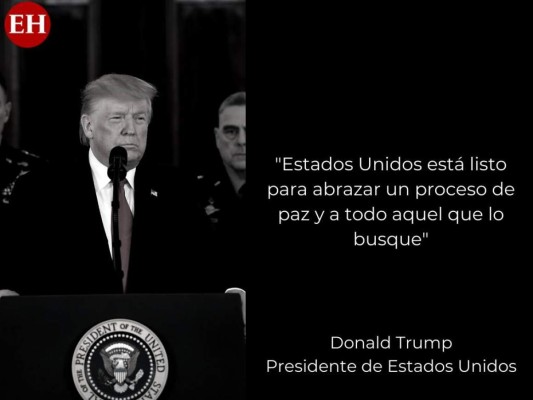 Las frases de Trump tras el ataque de Irán a bases militares de EEUU