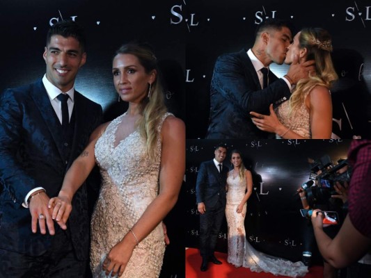 Las románticas fotos de la exclusiva boda de Luis Suárez en Uruguay