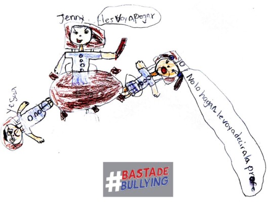 Niños narran con dibujos cómo son víctimas de bullying (FOTOS)