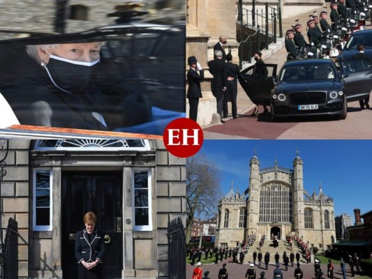 Así se desarrolló el funeral del príncipe Felipe en Inglaterra (Fotos)