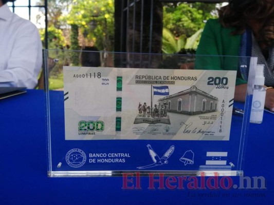 FOTOS: Así luce el billete de 200 lempiras que circulará a partir de septiembre