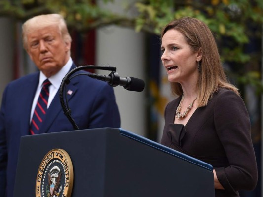 Amy Coney Barrett, la jueza conservadora y católica nominada por Trump