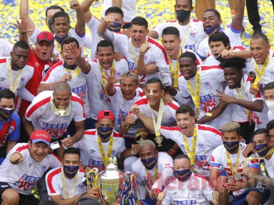 Así celebró Olimpia su 32 copa como campeón del fútbol hondureño