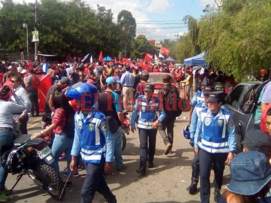 FOTOS: Así fue la marcha de la Alianza de Oposición en la capital hondureña