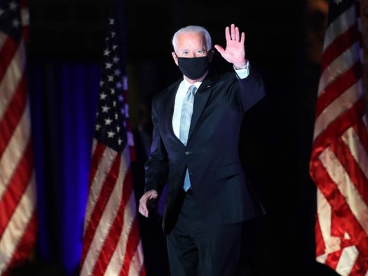 Las primeras imágenes de Joe Biden como presidente electo de EEUU