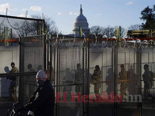 Calles cerradas y 25 mil soldados, las medidas de seguridad en la investidura de Biden