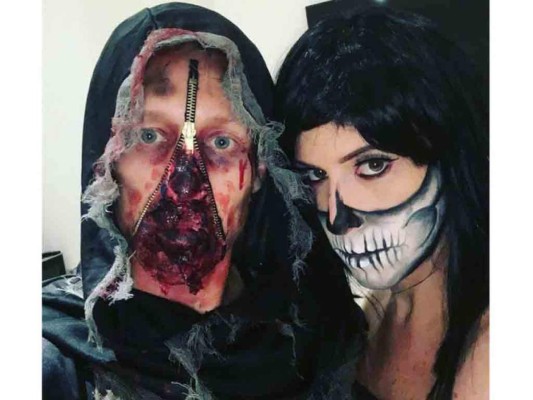 Así festejaron estos futbolistas la fiesta de Halloween