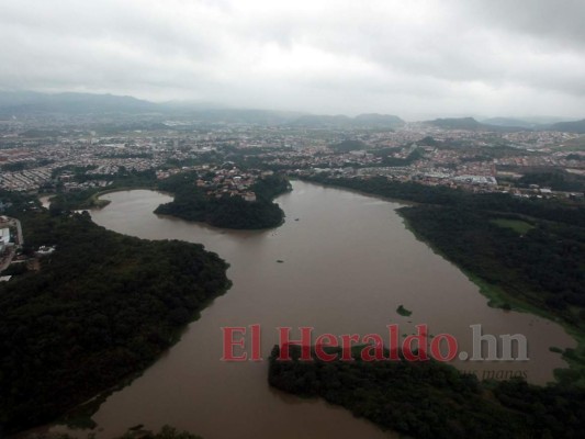 FOTOS: Así se ve desde lo alto la capital de Honduras tras golpe de Eta