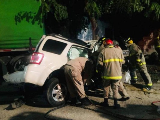 Lo que se sabe del fatal accidente que dejó tres niñas muertas en San Pedro Sula