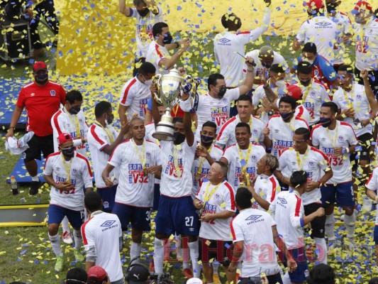 Así celebró Olimpia su 32 copa como campeón del fútbol hondureño