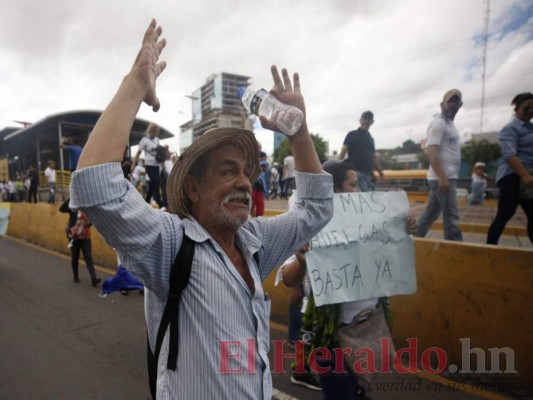 FOTOS: Así fue la Marcha por la paz en la capital de Honduras